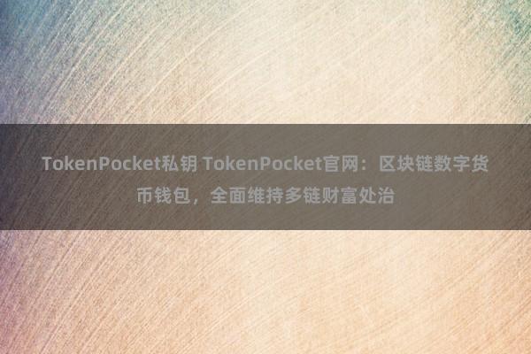 TokenPocket私钥 TokenPocket官网：区块链数字货币钱包，全面维持多链财富处治